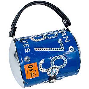 Super Cyclone License Plate Purses